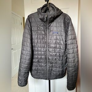 Patagonia Men's Charcoal Puffer Jacket